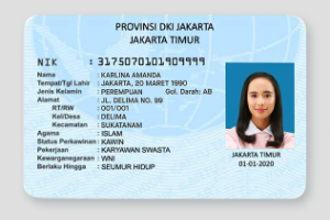 KTP Photo Example